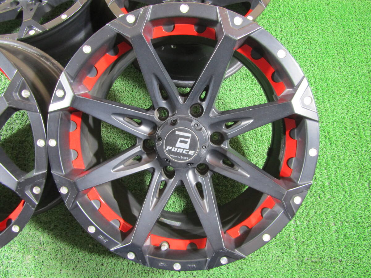 札幌発☆最落なし!【ランクル等 JWL-T】FORCE DENALI 18×8J +15 4本 売切_画像3