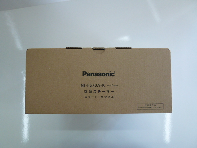 新製品 送料無料 Panasonic 衣類スチーマー NI-FS70A-K（カームブラック）新品未開封 パナソニック _画像3