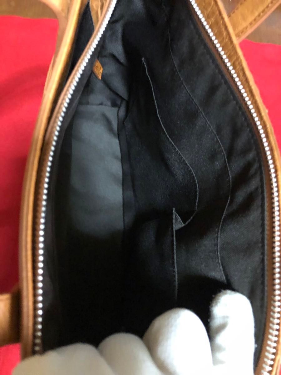 未使用　クロコダイル　バッグ　クロコダイル　財布　カイマン&分厚い牛革製　ワニ革バッグ　