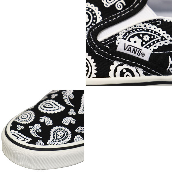 VANS (ヴァンズ バンズ) VN0009Q7BMA Classic Slip-On クラシック スリッポン スニーカー Primavera Paisley Black VN557 US9-約27.0cm_正規取扱店VANS(バンズヴァンズ)THREEWOOD(