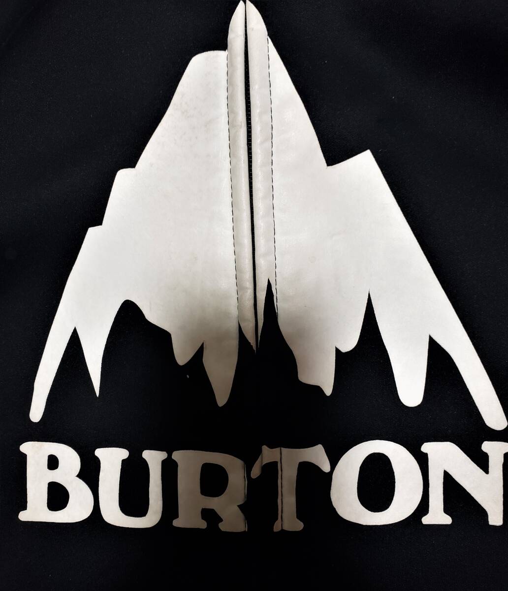 中古　BURTON バートン ジップパーカー　サイズ　L　スウェットパーカー　ポリエステル　_ホワイト部分は薄っすらと汚れています。