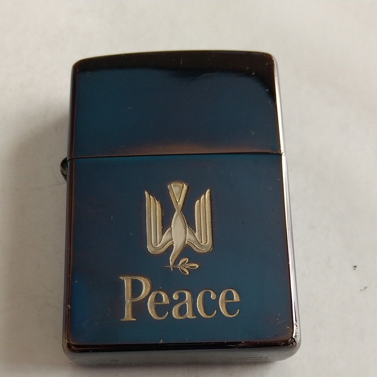 ZIPPO ライター Peace ピース 彫刻 送料無料