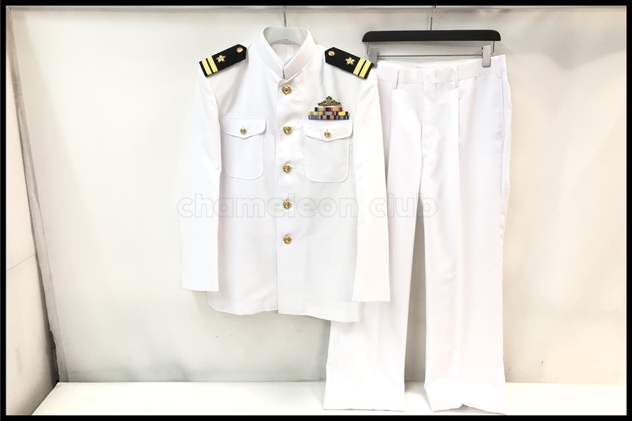 東京)海上自衛隊 幹部夏制服　上下一式　1尉