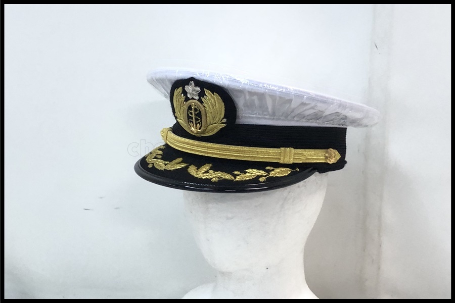 東京)海上自衛隊 左官用 制帽 59ｃｍの画像5
