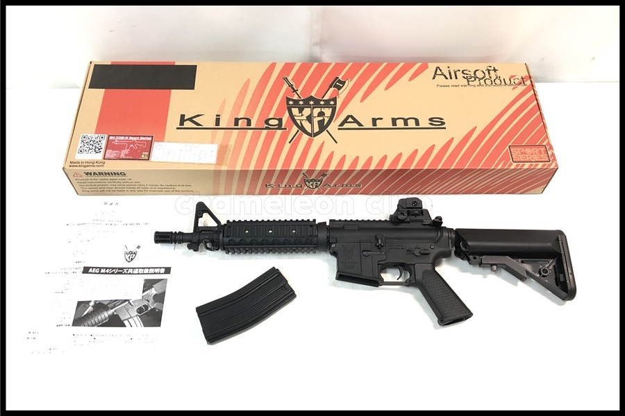 東京)King Arms キングアームズ M4 CQB-R スポーツシリーズ 電動ガン MOSFET搭載 KA-AG-250-BK-133の画像1