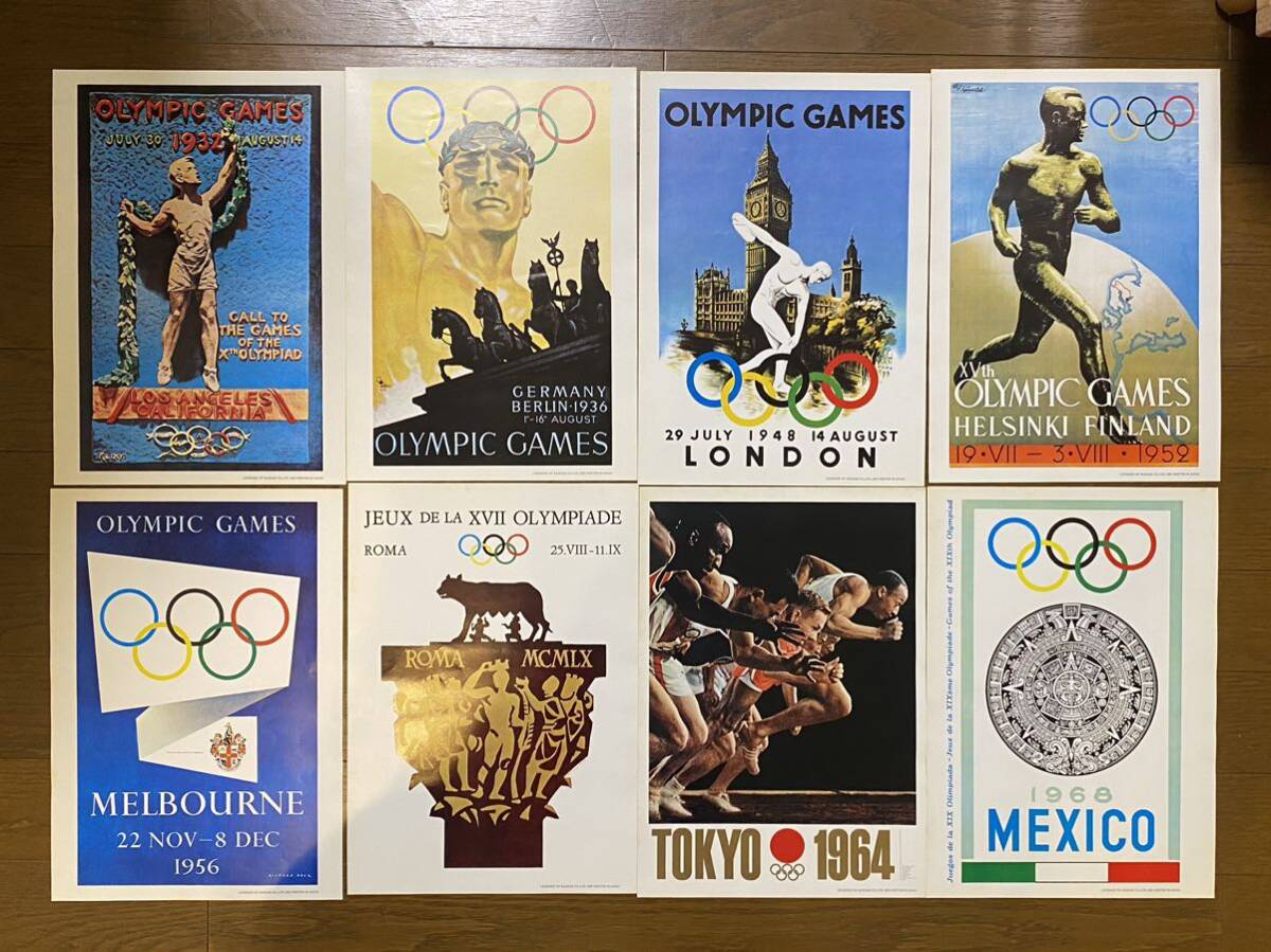 資生堂 オリンピックポスターセット 第1回（1896年）〜第21回（1978年） 解説書付きの画像2