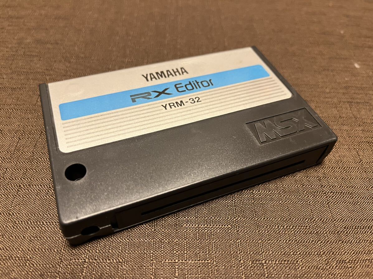 YAMAHA RX-Editor カートリッジ YRM-32 MSX CX-5 CX-7 ヤマハ