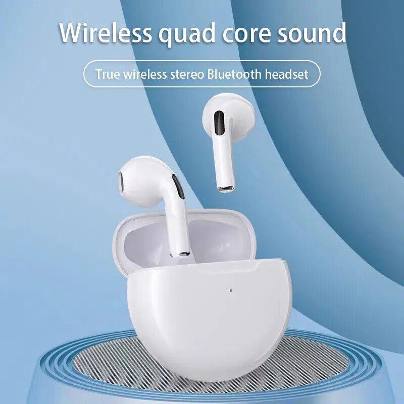 最新型 互換品 ワイヤレスイヤホン Bluetooth 5.0 pro6 イヤホン 充電ケース付 Android iPhone 完全ワイヤレス ブルートゥース 箱無