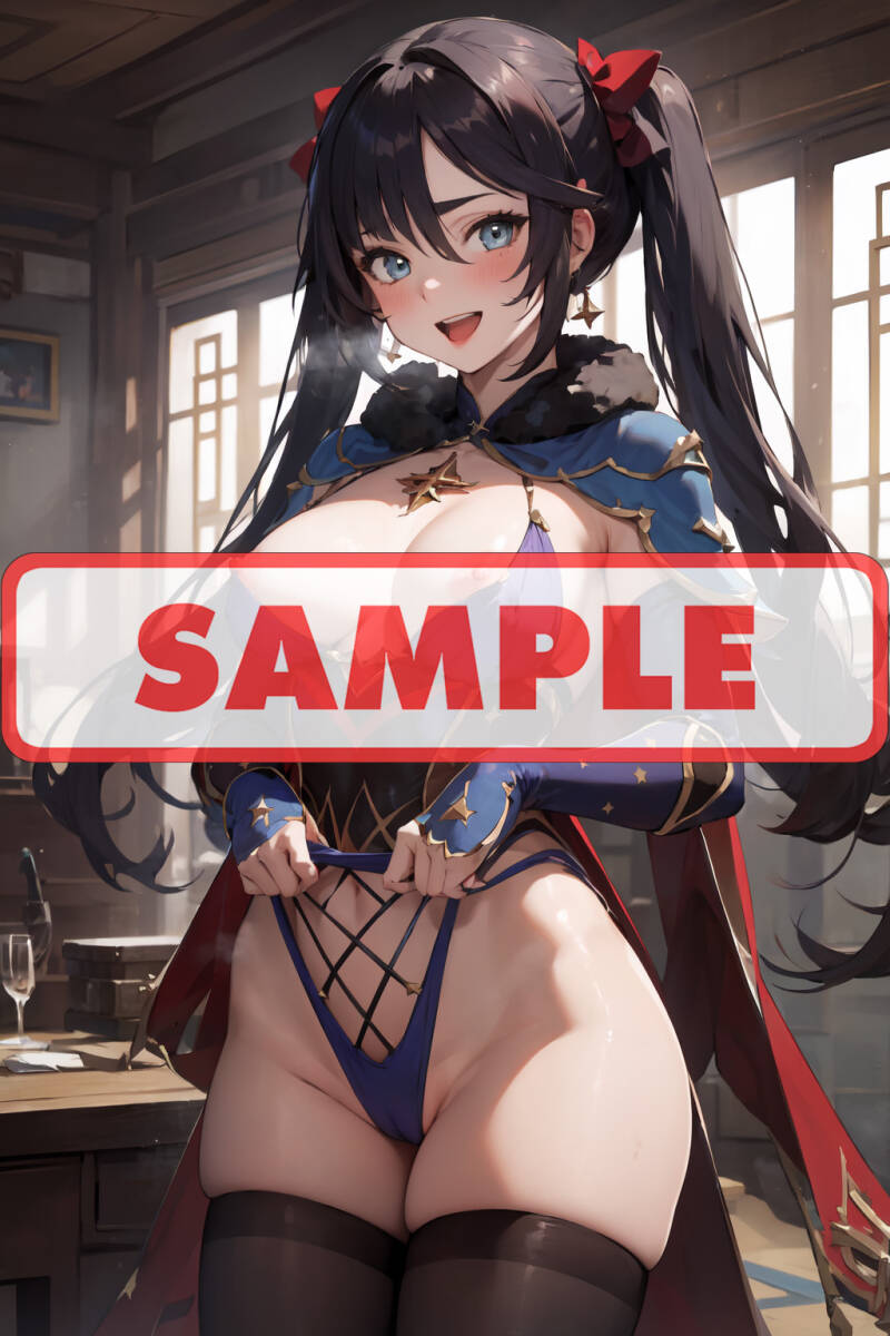 [10 sheets ][. god GENSHIN IMPACTmonaA] anime / same person / illustration / photograph of a star / set sale / poster / Dakimakura / figure 