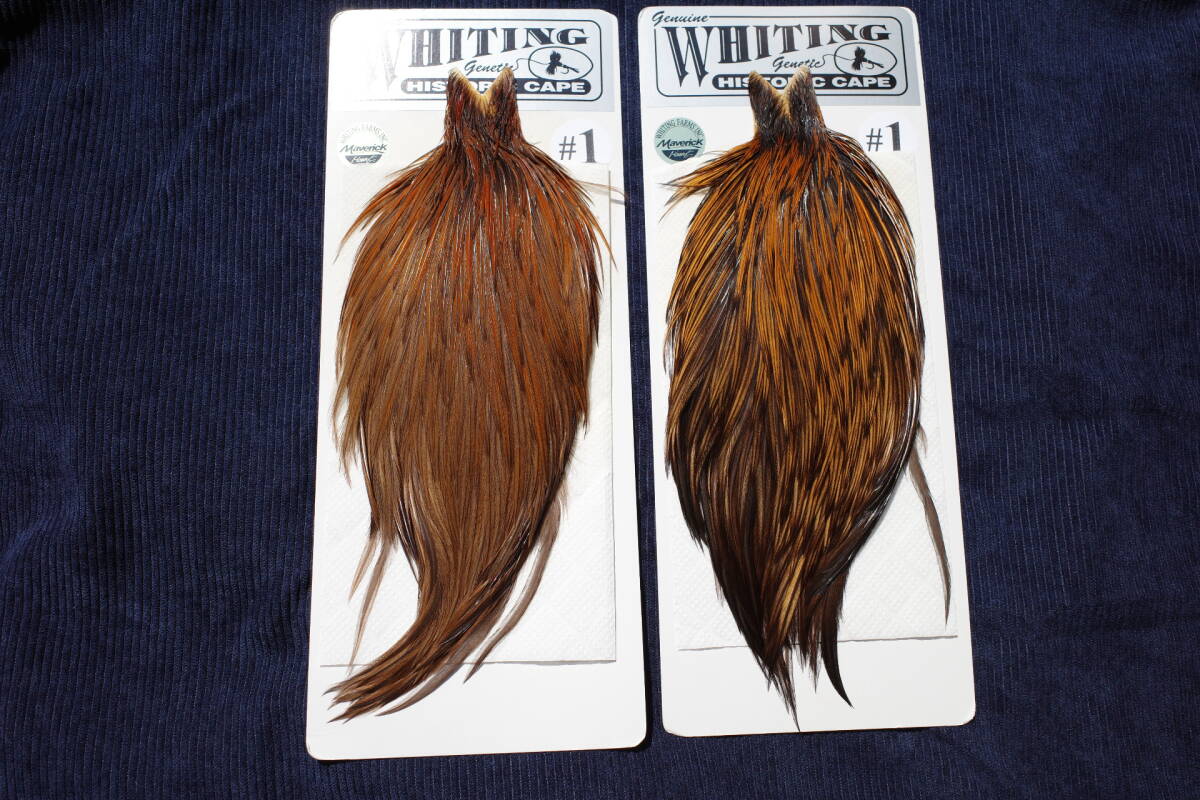 ホワイティングハックル　WHITING Historic Rooster Cape ♯1 2枚セット_画像1