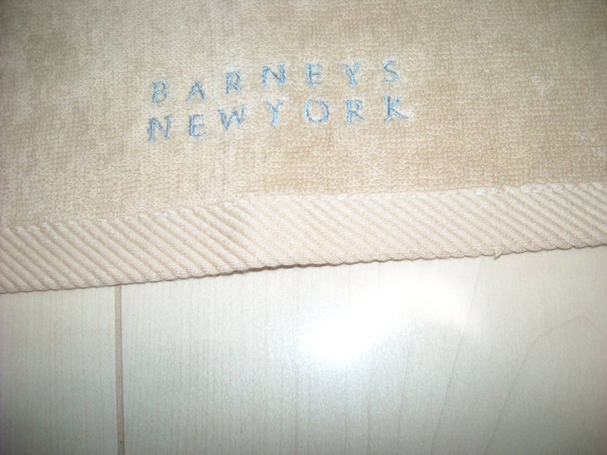 未使用★今治タオル★BARNEYS NEWYORK（バーニーズニューヨーク）☆フェイスタオル☆ブラウン☆素材は綿100％★大きさは約34cm×約37cm_画像3