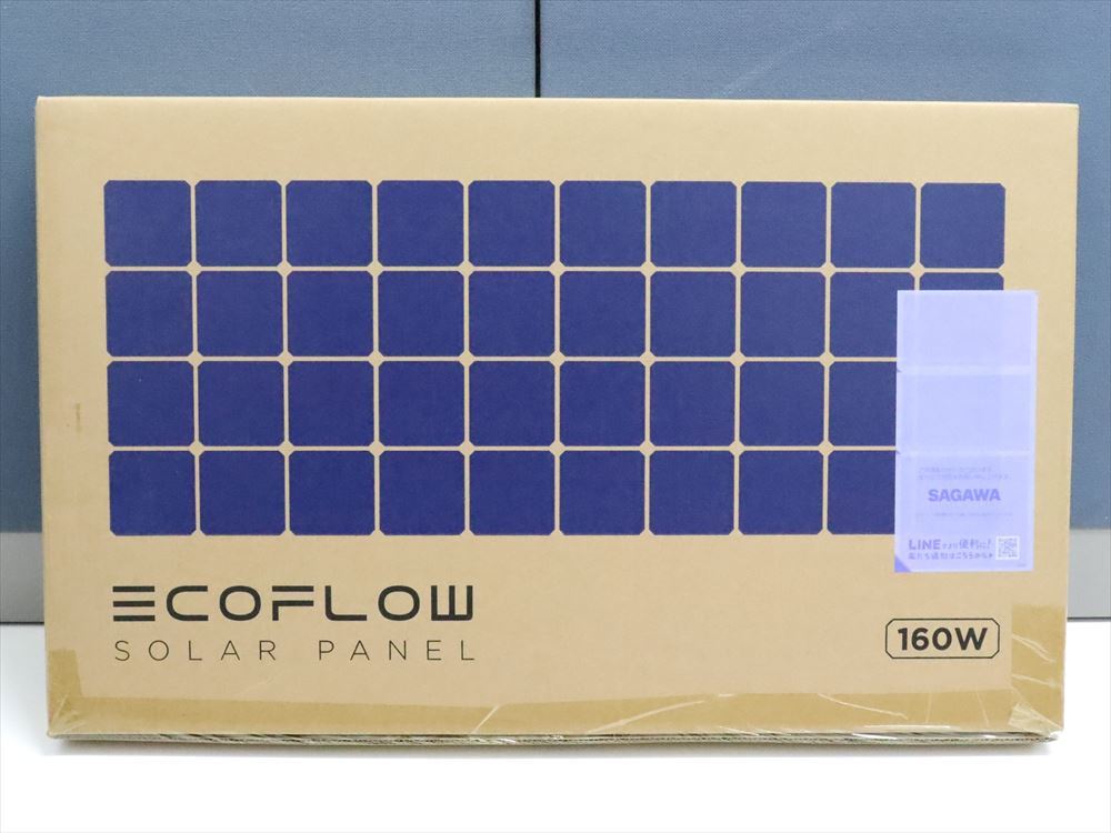 【未開封品】ECOFLOW 160W SOLAR PANEL ソーラパネル EFSOLAR160W A3351の画像1