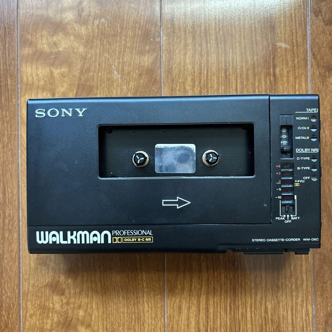 ソニー Walkman PRO WM-D6C 付属品あり　イヤホンプロフェッショナル PROFESSIONAL _画像1