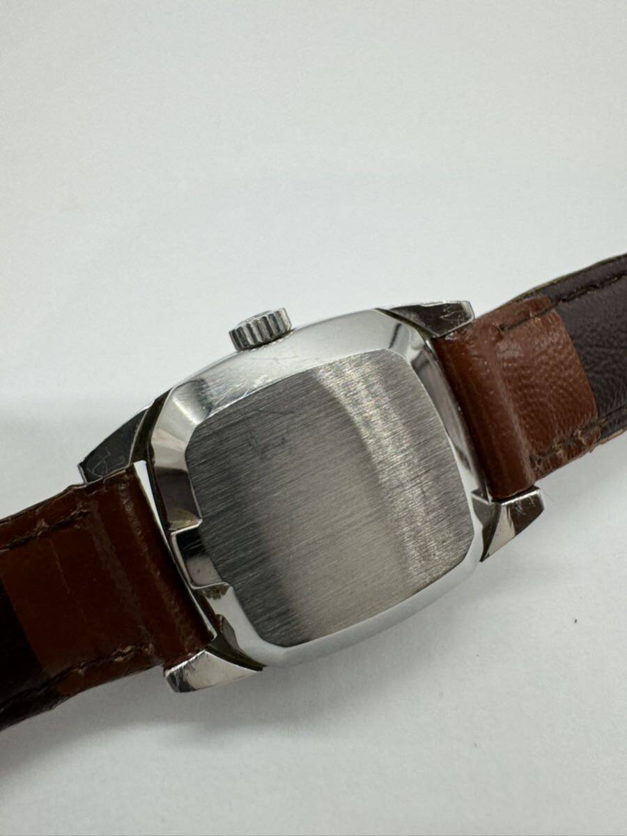 オメガ AT/自動巻 ジュネーブ デイト シルバー文字盤 レディース腕時計 非稼働の画像4