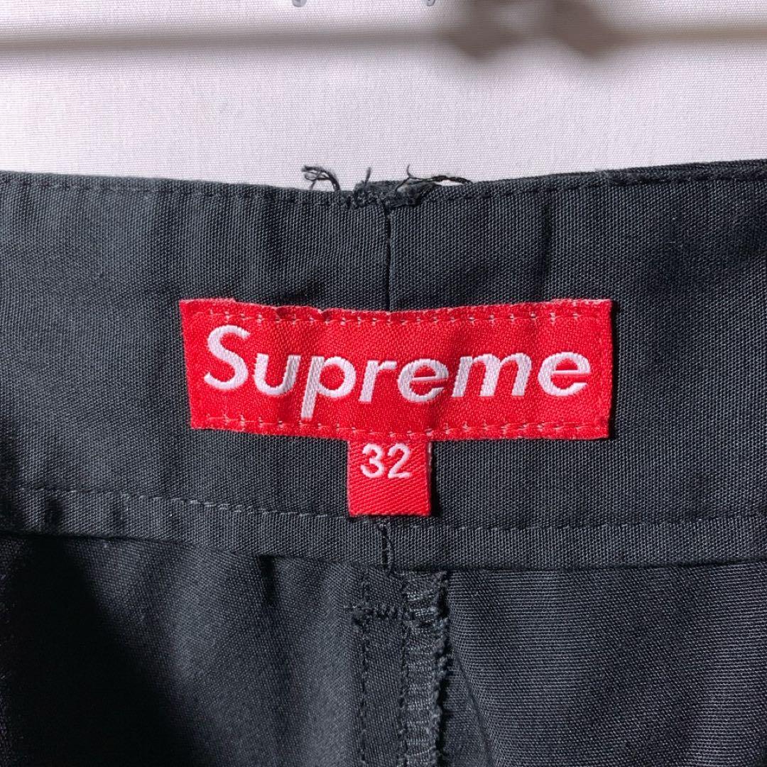 USA製 90s supreme カーゴパンツ 黒 ドローコード 32 初期タグ USA製 90s supreme カーゴパンツ 黒 ドローコード 32 初期タグ