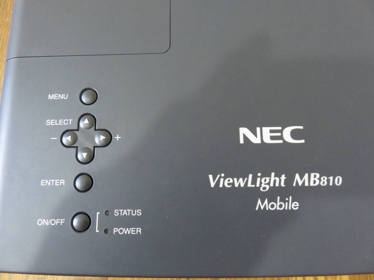 ■NEC投影型フルカラーDLPプロジェクター　「View　light　MB810」　専用ケース付き　_画像8