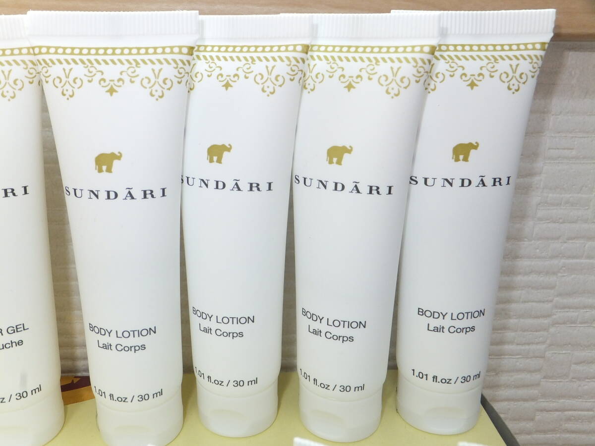 SUNDARI スンダリ ホテル アメニティ 30ml シャンプー コンディショナー ボディソープ ボディローション 旅行用 お試し トラベル Travelの画像4