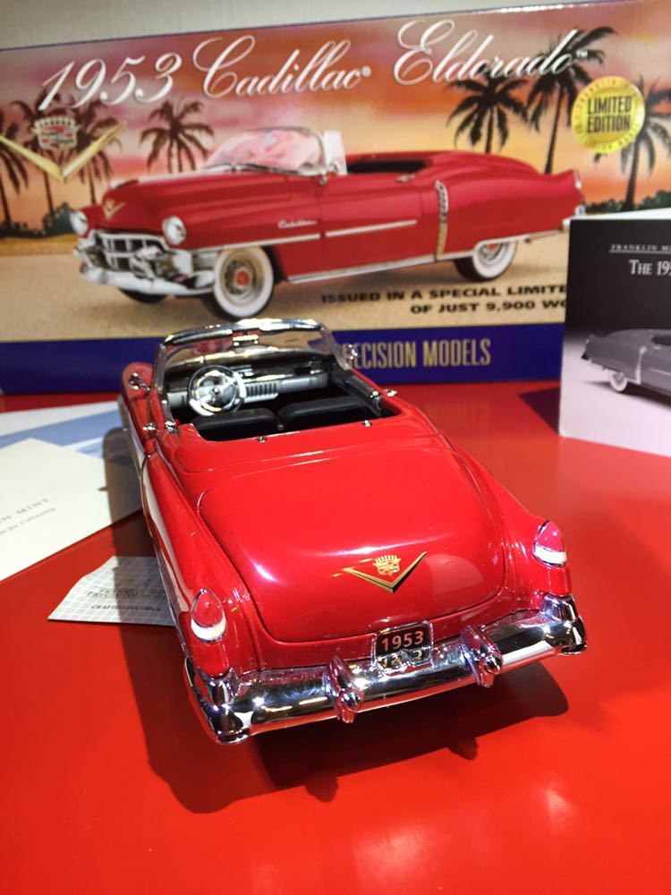  out of print rare! 1/24 Franklin Mint 1953 Cadillac Eldorado