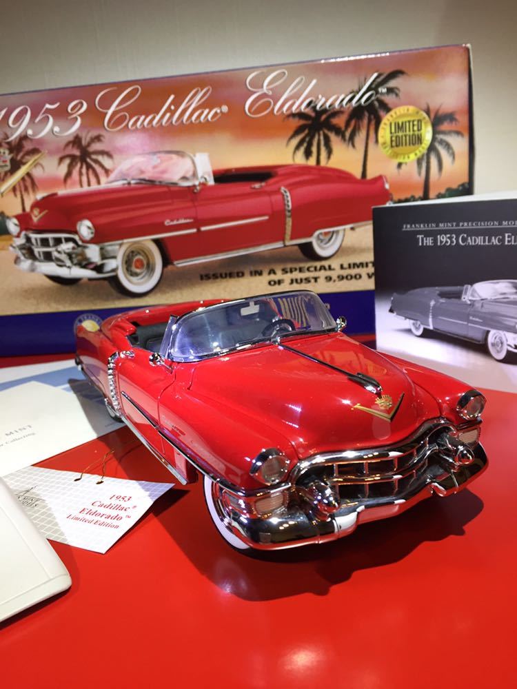  out of print rare! 1/24 Franklin Mint 1953 Cadillac Eldorado