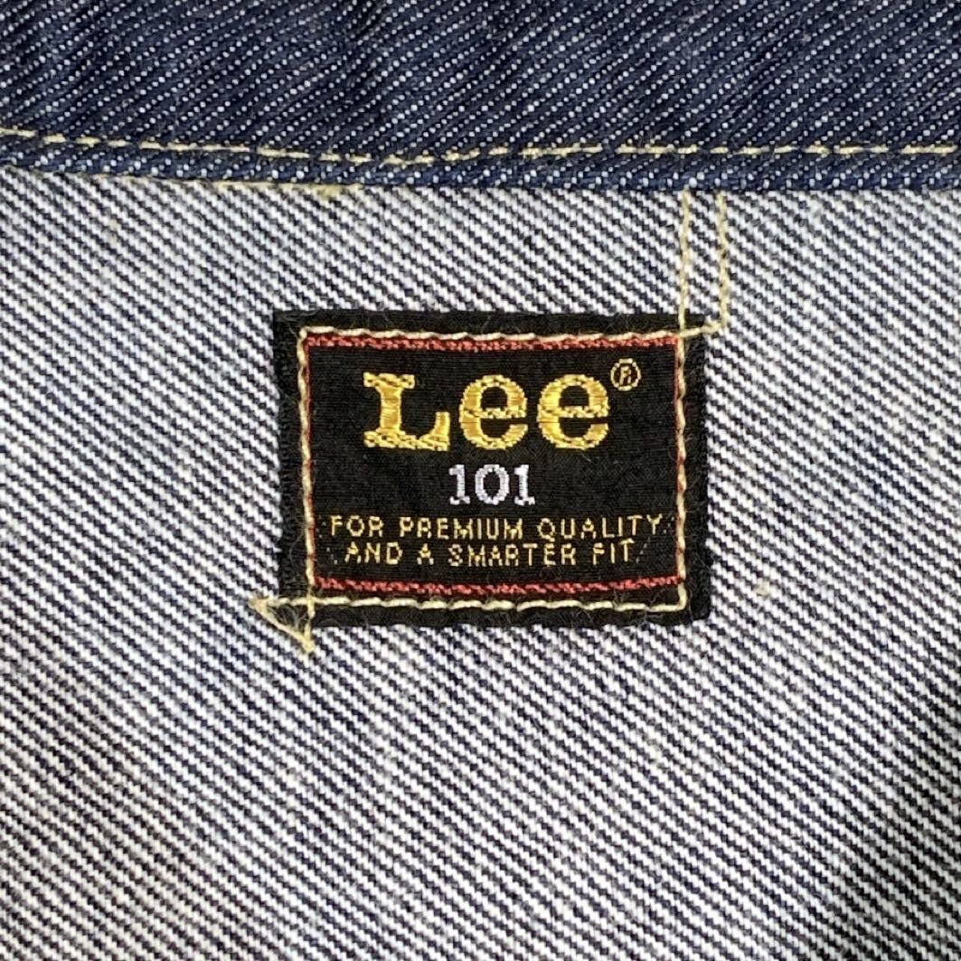 【美品】Lee 101J 【101 PROJECT RIDERS JACKET】デニムジャケット Gジャン 刺繍 インディゴ Lサイズ_画像8