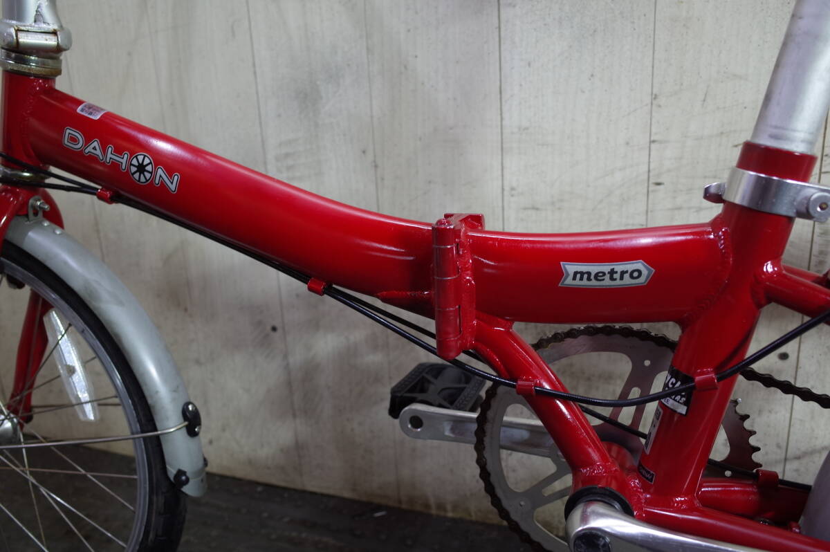 人気良品！DAHON METRO 20インチ アルミ シマノ6速 折り畳み自転車の画像6