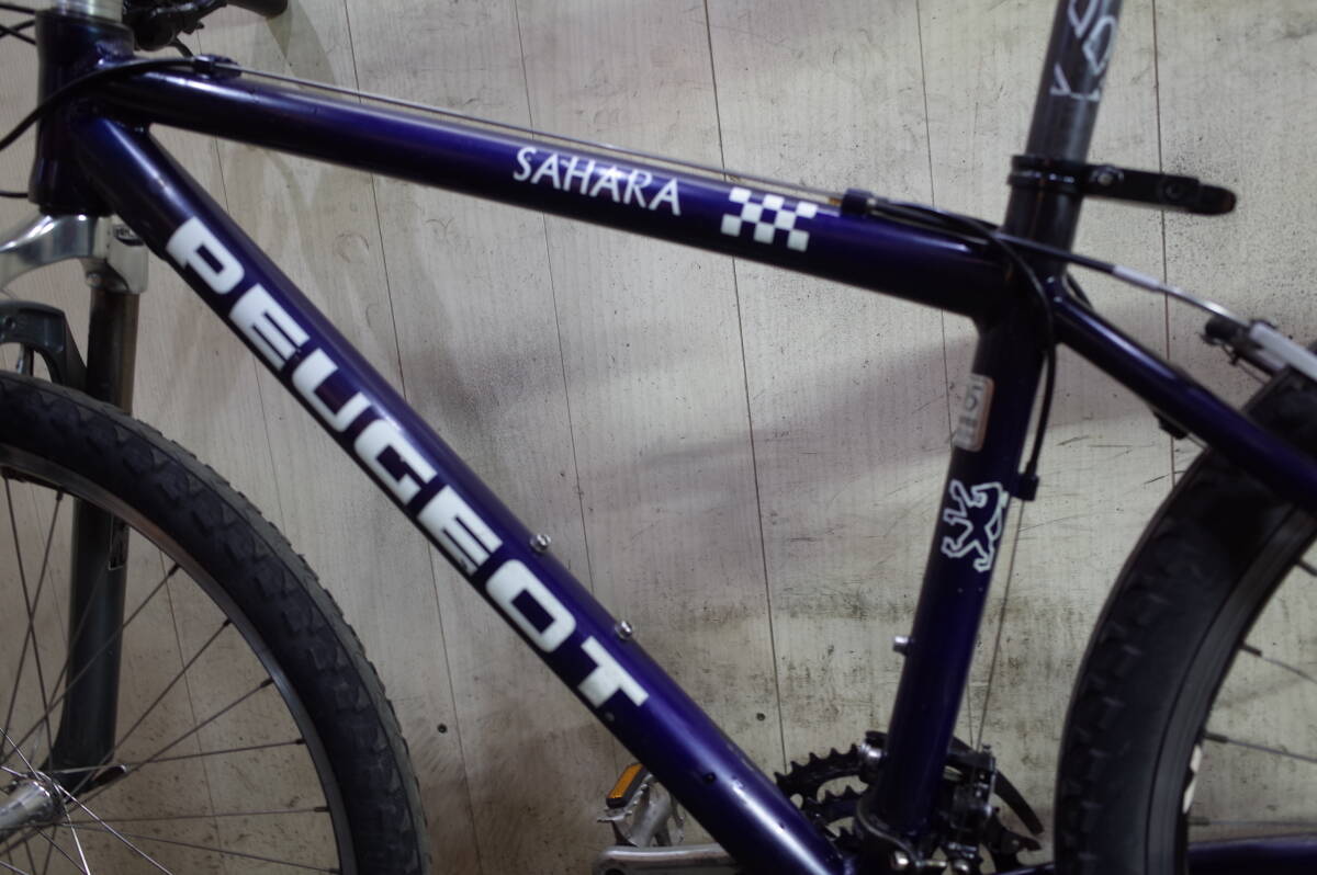 人気良品！PEUGEOTプジョー SAHARA 26型 アルミ 24速 410mm MTB_画像9