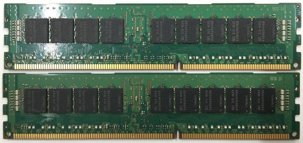 【8G×2枚組】SAMSUNG PC3-12800R 1R×4 ECC Registered 中古メモリー サーバー用 DDR3 即決 動作保証【送料無料】の画像3