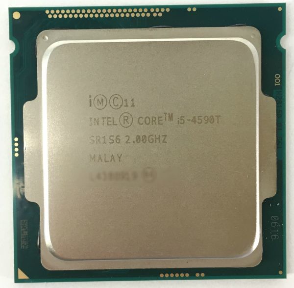 Intel CPU Core i5 4590T ×1枚 2.00GHz SR1S6 4コア ソケット FCLGA1150 デスクトップ用 BIOS起動確認済 即決【中古品】【送料無料】の画像1