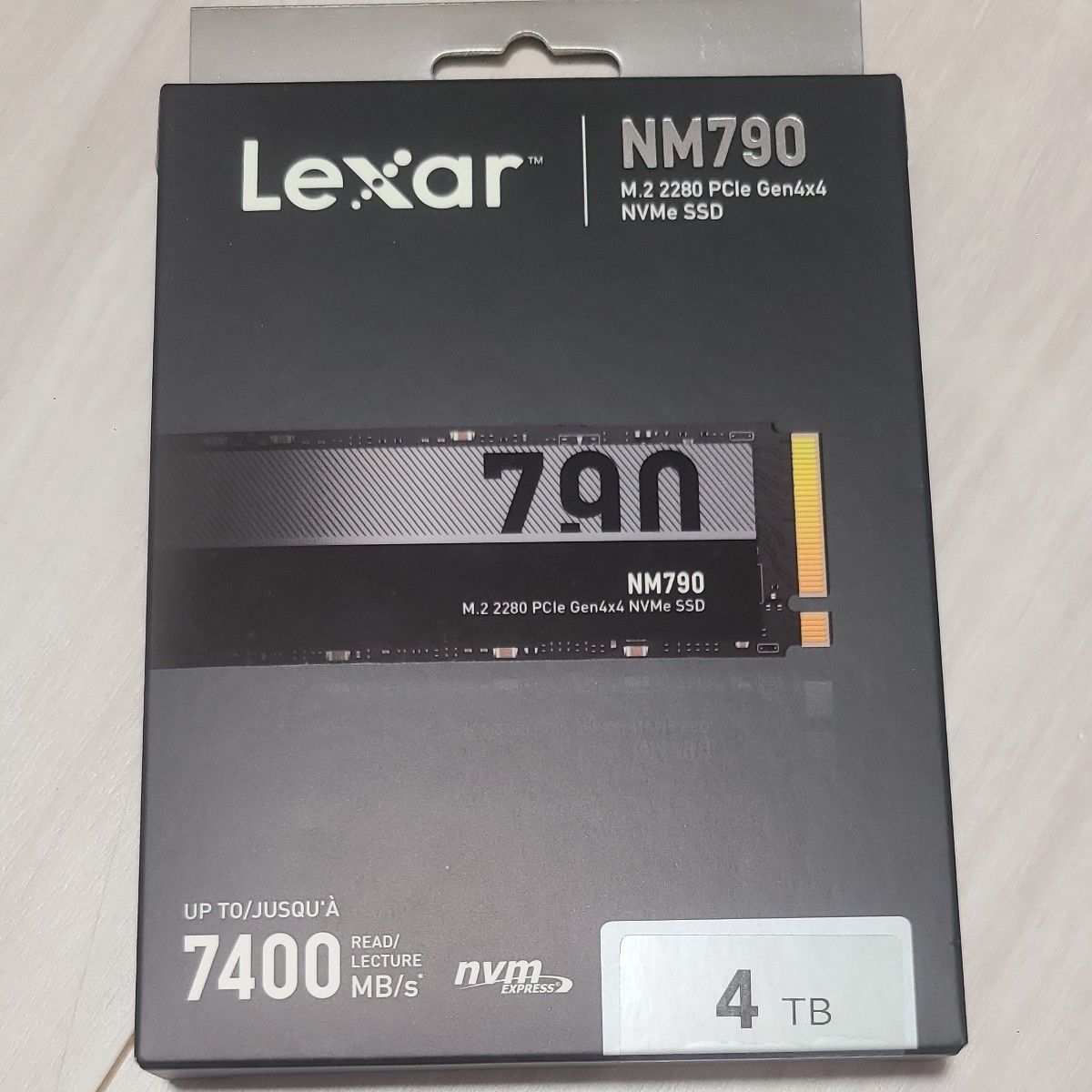 新品未開封　Lexar NM790 4TB M.2 2280 NVMe 7400MB/s SSD