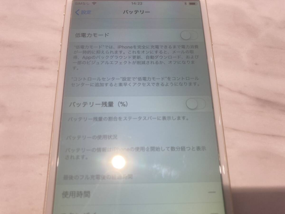 S5697 iPhone 6 64GB ゴールド MG4J2J/A アイホン 詳細不明_画像4