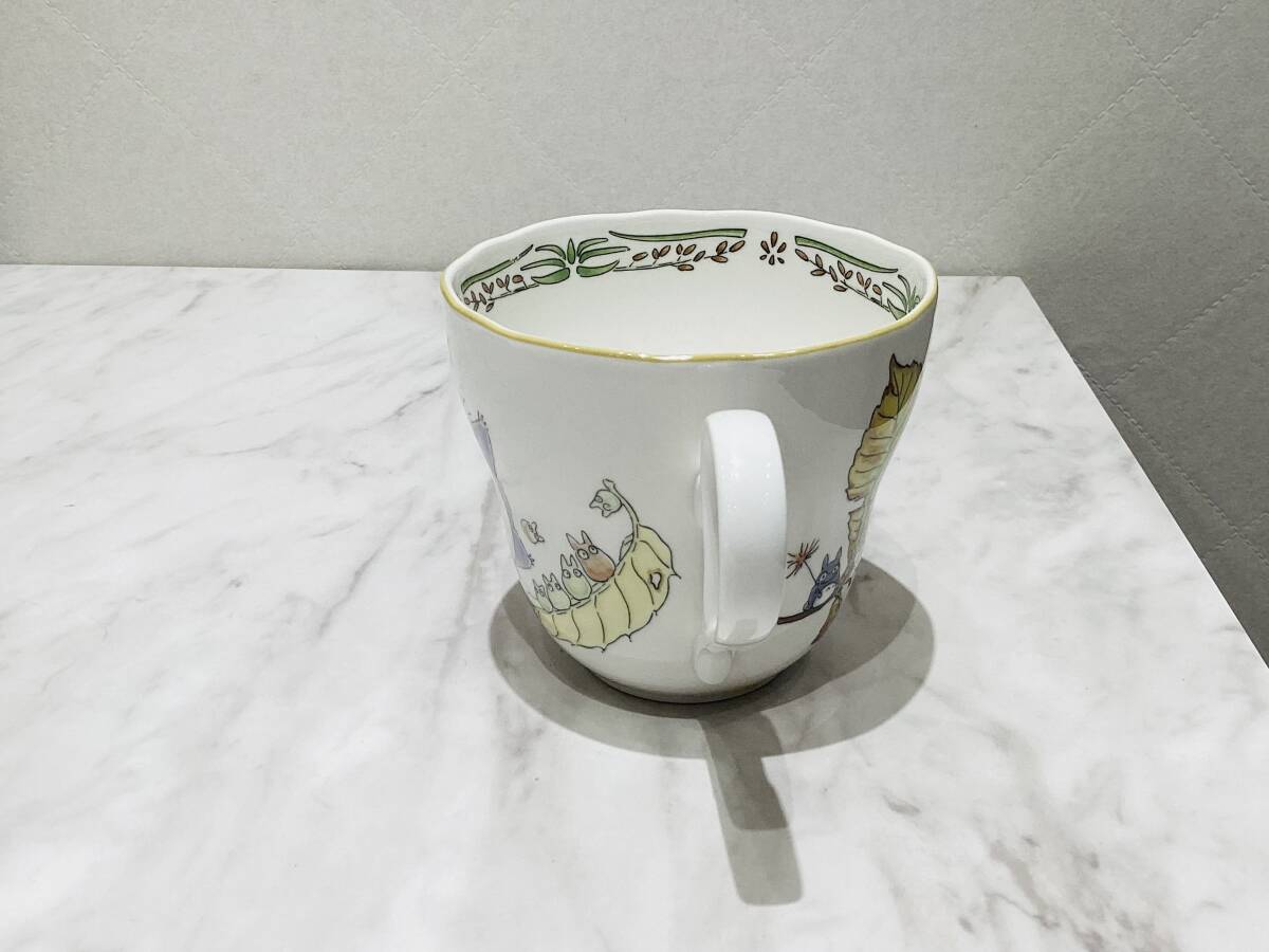 A1368 Noritake ノリタケ となりのトトロ マグペアセット マグカップ ジブリ プレート付き 未使用 の画像5