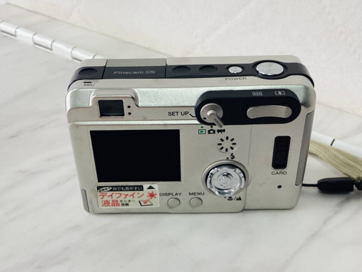 G4754 KYOCERA Finecam S5 動作未確認 コンパクトカメラ/フィルムカメラ/デジタルカメラ_画像3