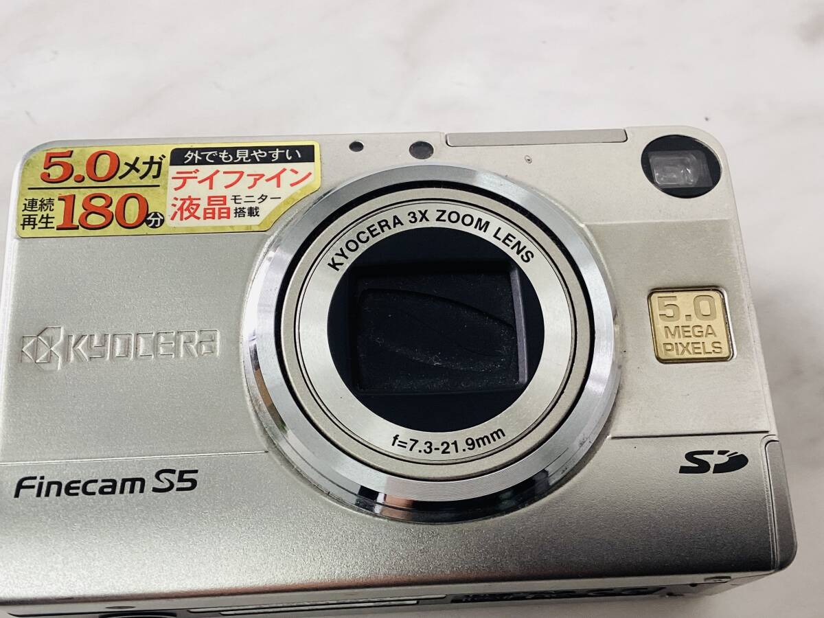 G4754 KYOCERA Finecam S5 動作未確認 コンパクトカメラ/フィルムカメラ/デジタルカメラ_画像7