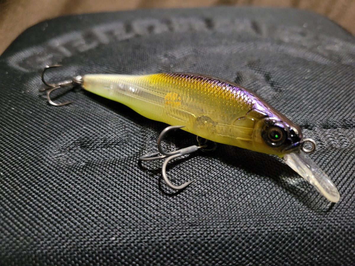 ★Megabass★X-80 TRICK DARTER メガバス ハチマル トリックダーター TLC(トワイライトチャート)、美中古品 Length 80.5mm Weight 3/8oz _画像6