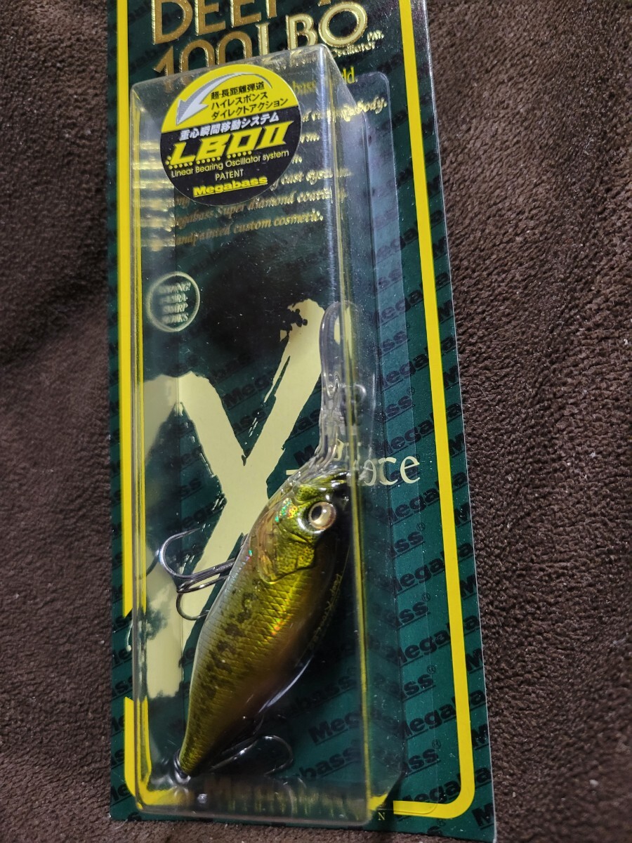 ★Megabass★DEEP-X 100 LBO メガバス ディープX GG BASS 新品 Length 59mm Weight 3/8oz Depth Max 2.5m クランクベイト 伊東 由樹_画像3