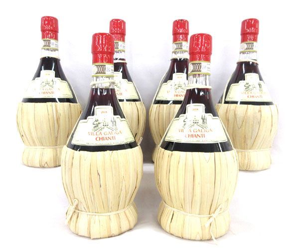 送料300円(税込)■dy044■赤ワイン F.LLI GRATI VILLA GALIGA CHIANTI 2018 750ml 6本【シンオク】_画像1