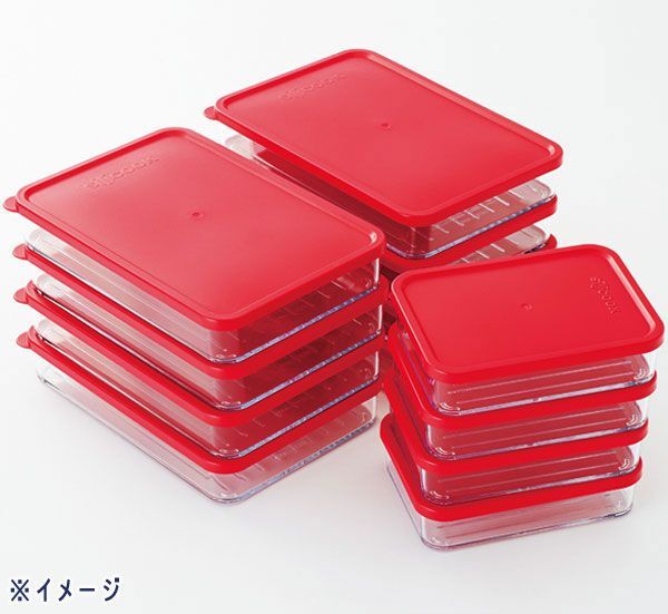 送料300円(税込)■qk006■ビバライズ ビバ フラットフラット 密閉保存容器 12個セット 12760円相当【シンオク】_画像7