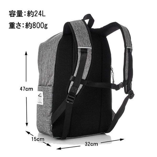 送料300円(税込)■po363■メンズ コンバース リュックサック 約28L ブラック 7590円相当【シンオク】_画像5