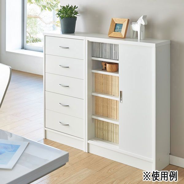  postage 300 jpy ( tax included )#ce191# counter under . door cupboard (W60×D21.5×H90cm) white [sin ok ]