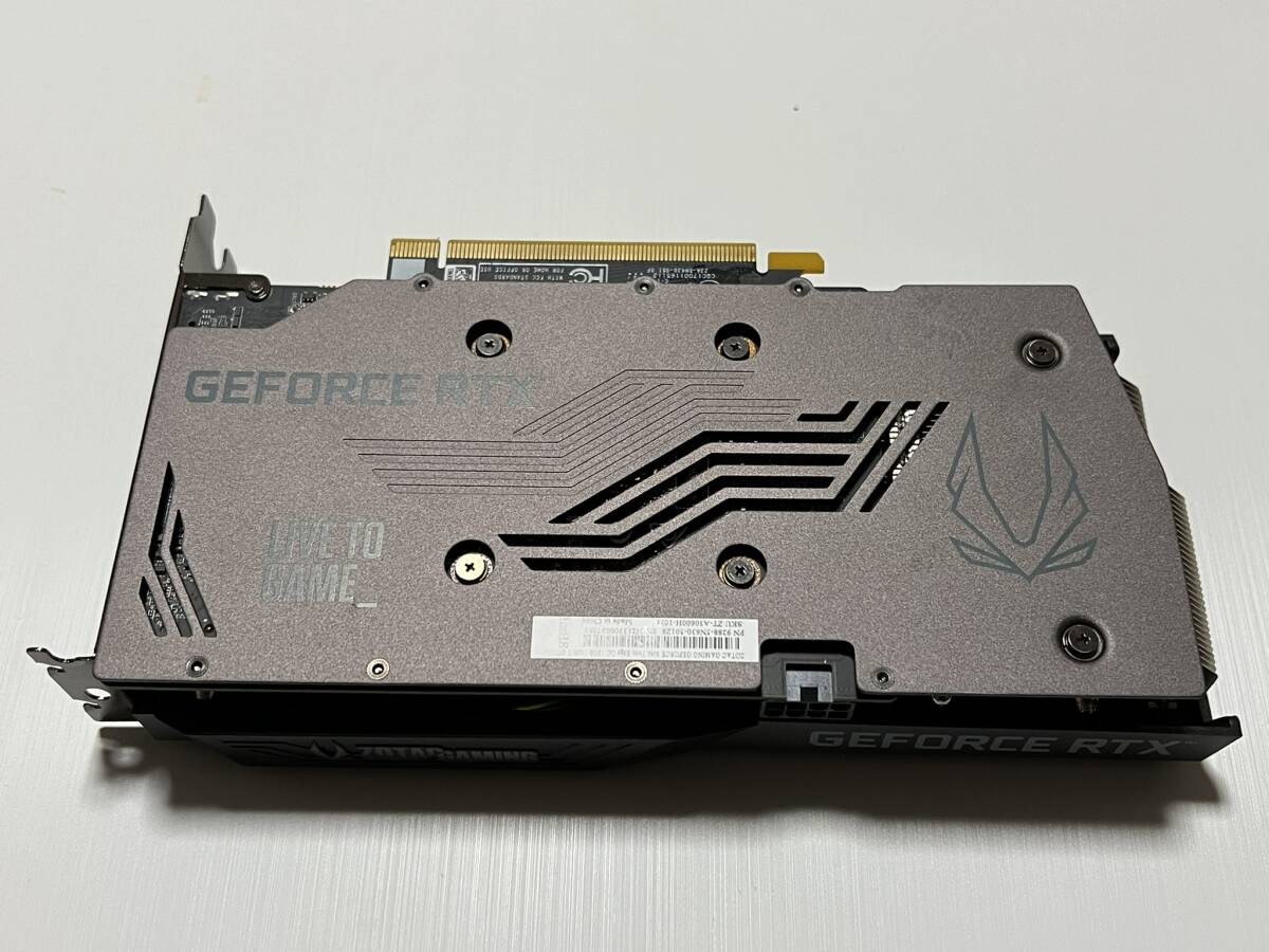 ZOTAC GAMING GEFORCE 3060 Twin Edge OC 12GB 192BIT GDDR6（中古品・動作確認済み）_画像2