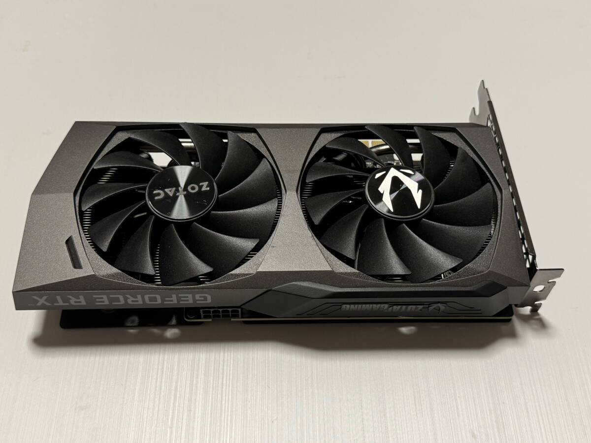 ZOTAC GAMING GEFORCE 3060 Twin Edge OC 12GB 192BIT GDDR6（中古品・動作確認済み※ファン１機動作不良）_画像1