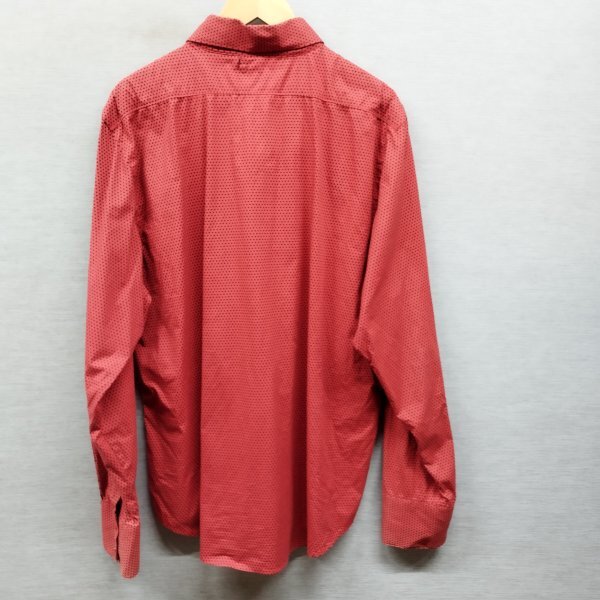 C38 VOLCOM TAILORED SHIRT Volcom рубашка с длинным рукавом воротник перо тканый точка общий рисунок хлопок мужской красный мужской размер L