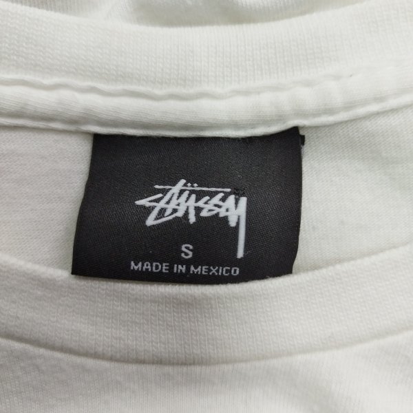 C353 STUSSY ステューシー 半袖 Tシャツ S ワールドツアー フラワー プリント ロゴ WORLD TOUR FLOWER TEE フォト ストリート クルーネック_画像8