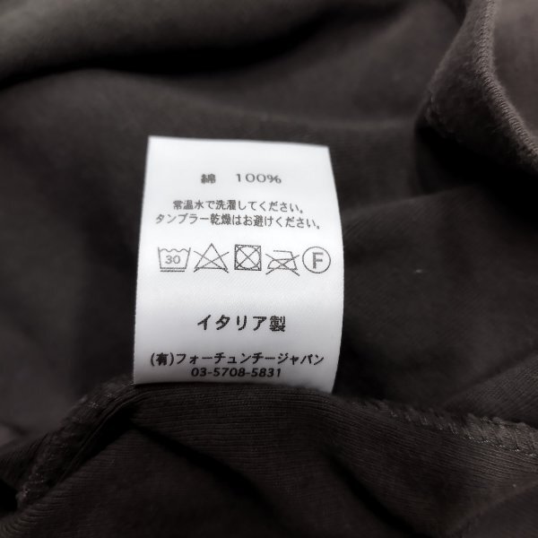 C589 gicipi ジチピ Tシャツ 半袖 カットソー クルーネック 無地 シンプル オーバーサイズ レディース モカブラウン サイズ 1_画像8