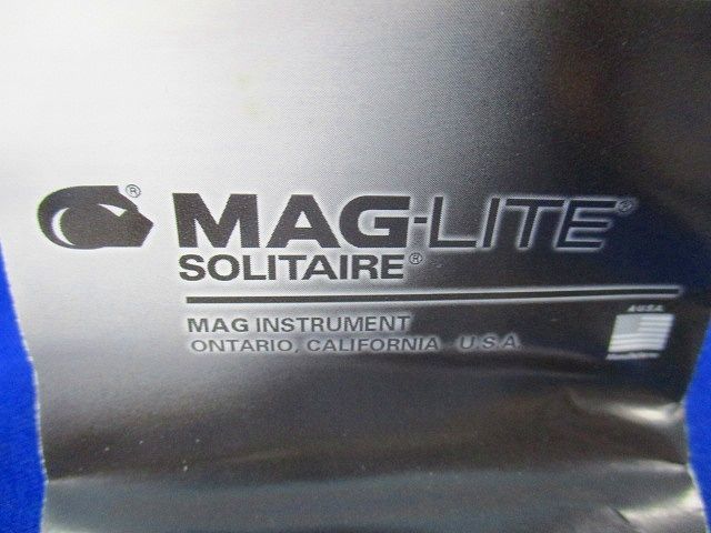 MAGLITE SOLITAIRE(ブルー)(ケース付)(乾電池無)(単4電池1個必要)(汚れ有) 型番不明の画像2
