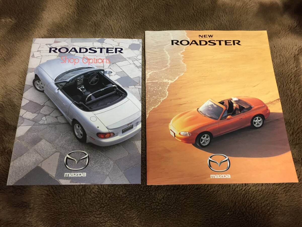 【未使用近 純正 2点セット】初期 NB マツダ ロードスター カタログ & オプションカタログ RS VS S M Sスペシャル MAZDA Roadsterの画像1