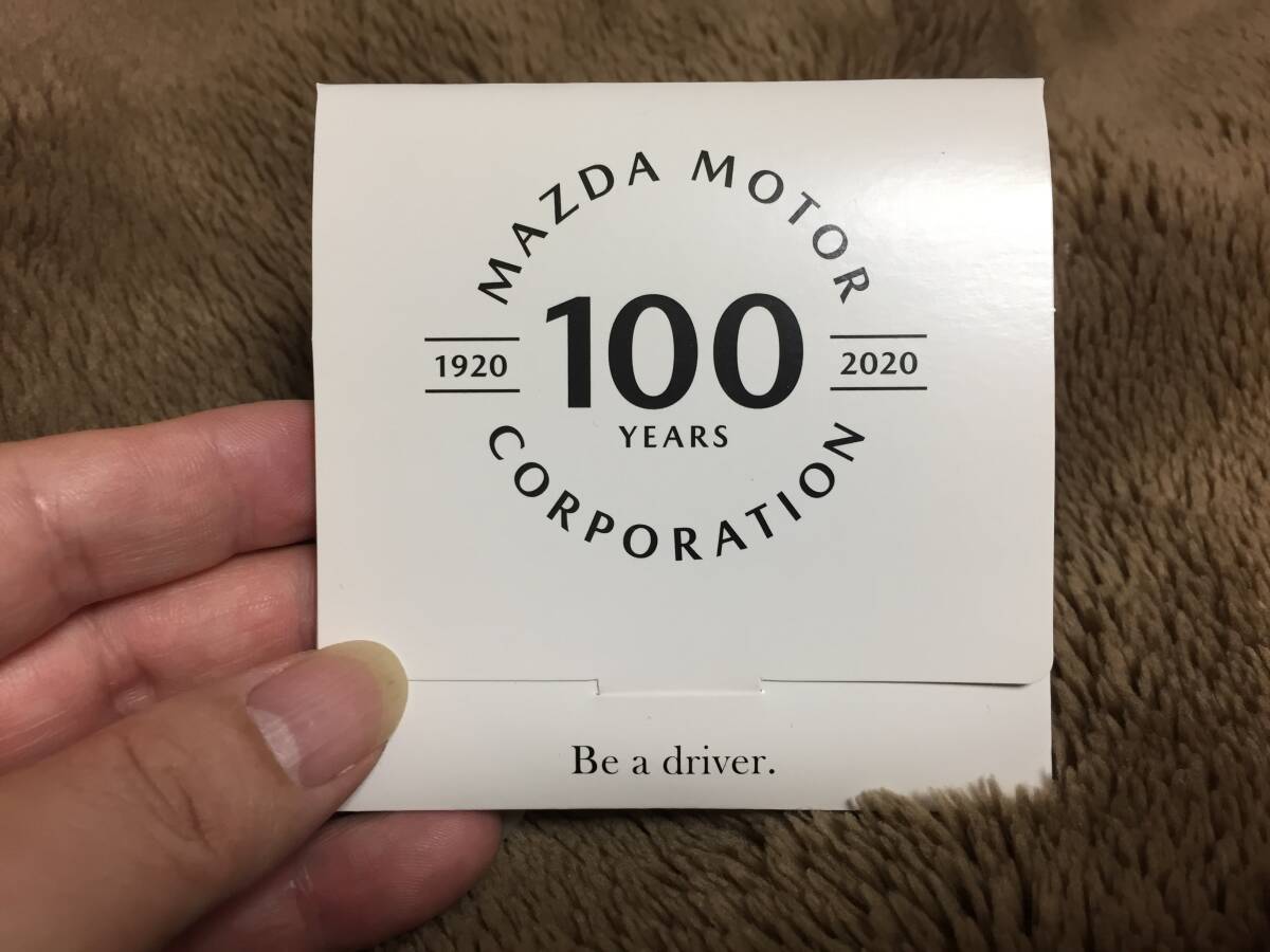 【記念品 未開封】マツダ 100周年記念 2019年 コースター 100TH ANNIVERSARY MAZDA3_画像7