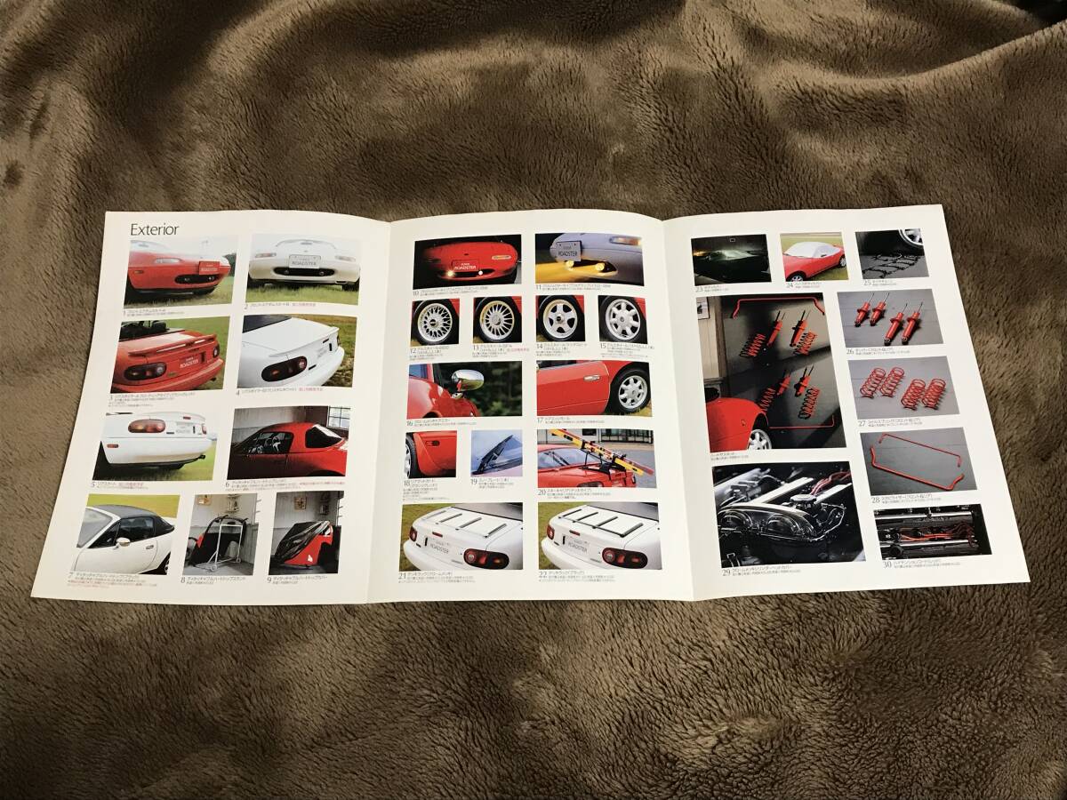 【純正 1989年7月】ユーノス ロードスターNA ショップ オプション カタログ アクセサリー グッズ マツダ EUNOS Roadster MAZDA catalogueの画像8