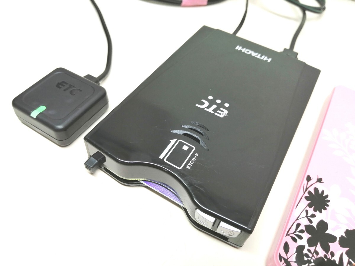 ☆軽自動車登録☆ HITACHI HF-EV715 USB電源仕様 新セキュリティ対応 ETC車載器 バイク 音声案内_画像3