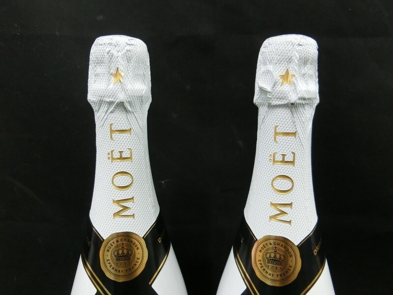 1000円スタート シャンパン 2本セット MOET＆CHANDON ICE IMPERIAL 750ml 12% 未開栓 モエシャン 各重さ約1605g/1610g WHO お酒C810_画像4